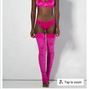 Thigh high leg warmer